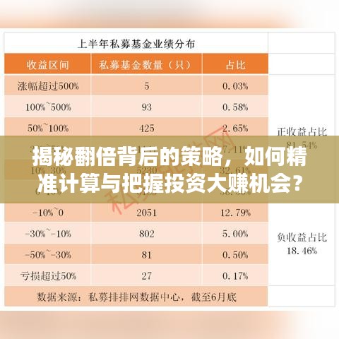 揭秘翻倍背后的策略，如何精准计算与把握投资大赚机会？